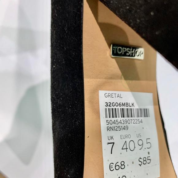 NWT Topshop Gretal - Black - Picture 6 of 6